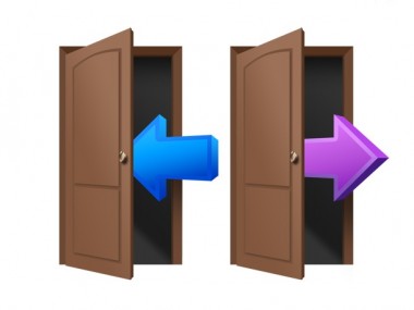 login-and-logout-door